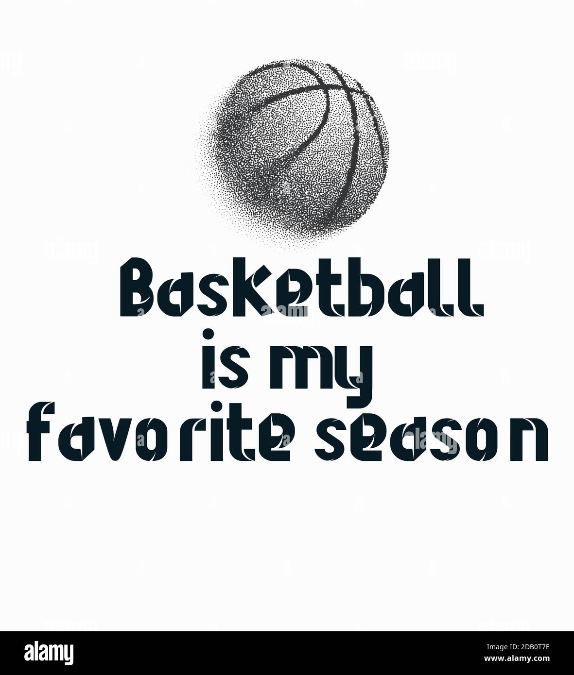 il basket è la mia stagione preferita Foto Stock