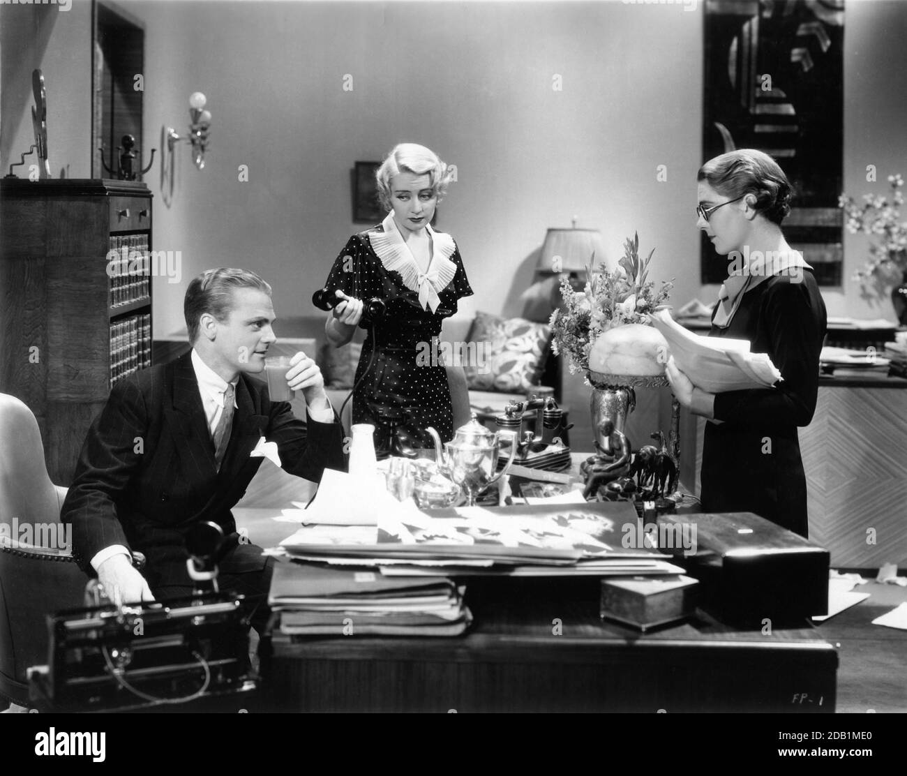 JAMES CAGNEY JOAN BLONDLL e RUBY KEELER in FOOTLIGHT PARADE 1933 regista LLOYD BACON numeri musicali creati e diretti da BUSBY BERKELEY Warner Bros. Foto Stock