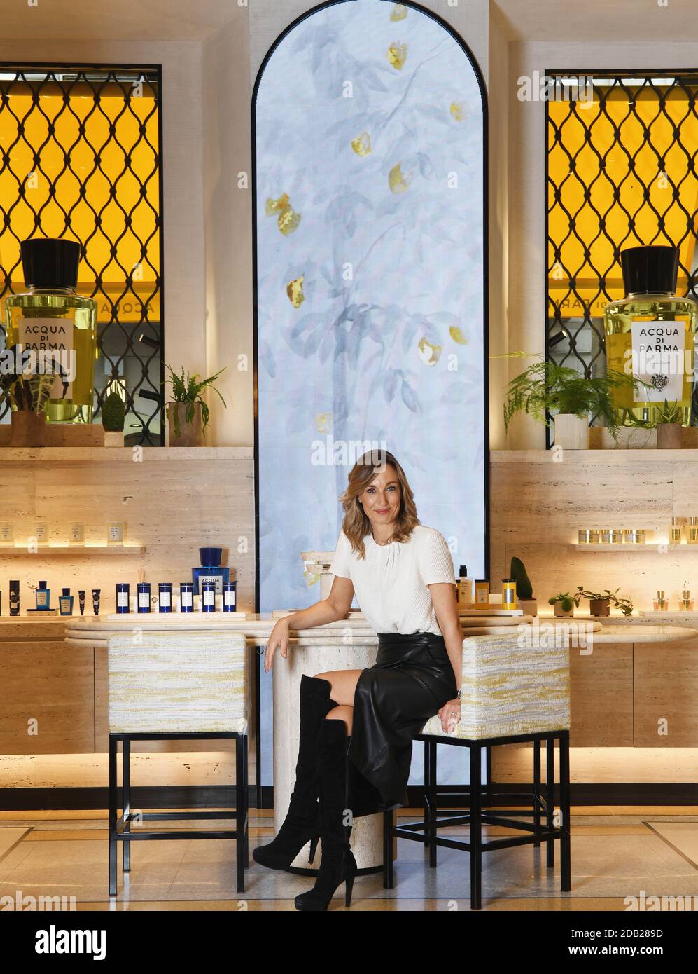 Italia, Milano, 5 novembre 2019 : Laura Burdese, CEO acqua di Parma. Azienda  parfum italiana, gruppo LVMH LUXURY. Foto © Sandro Michahelles/Sintesi/A  Foto stock - Alamy