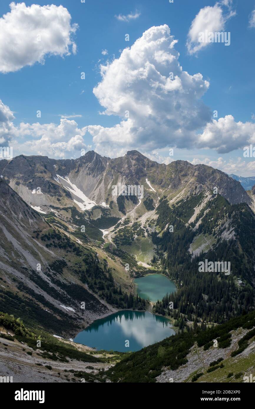 Picchi di Soierngruppe in Baviera Foto Stock