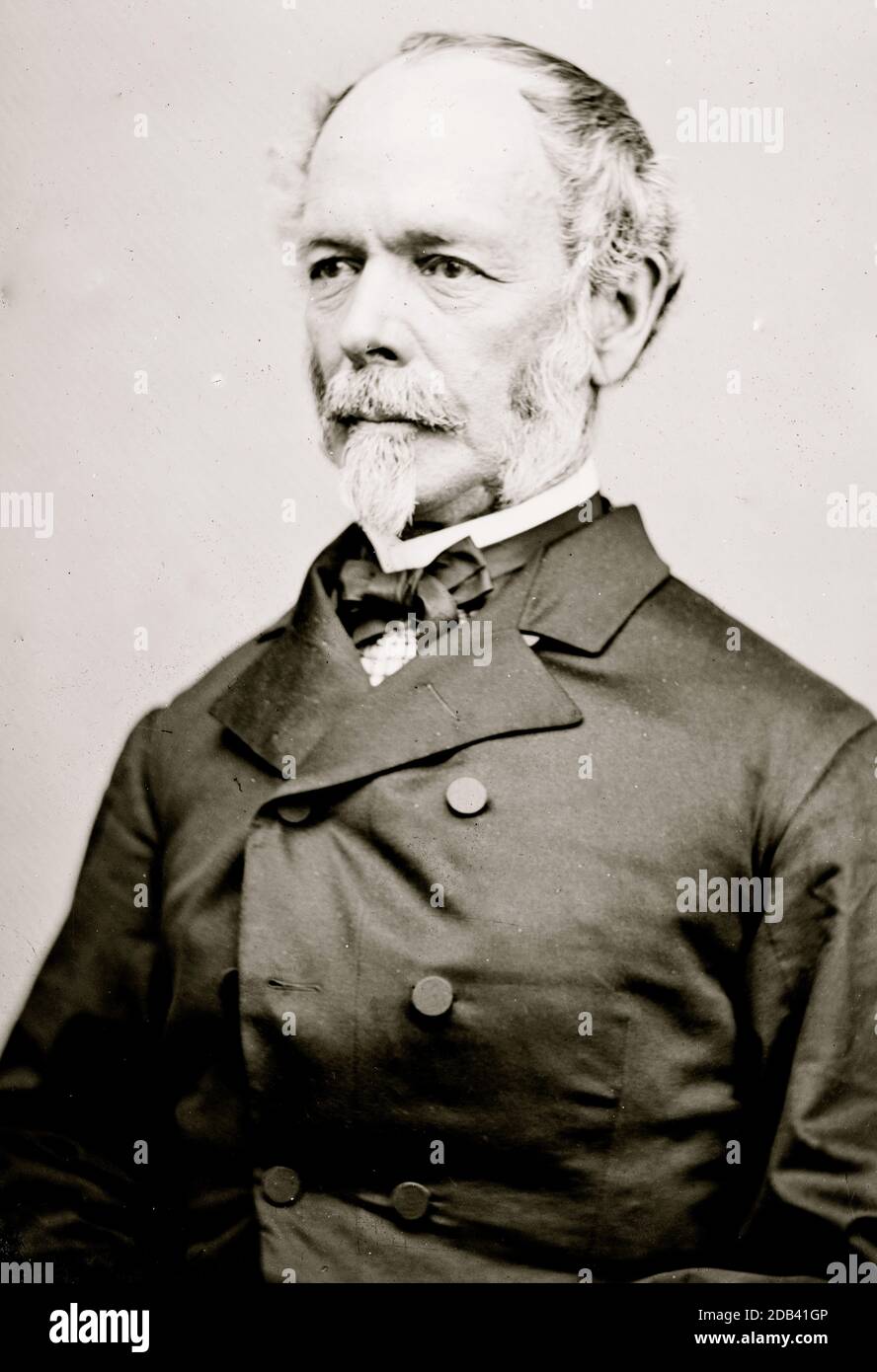 Ritratto del generale Joseph E. Johnston, ufficiale dell'esercito confederato. Foto Stock