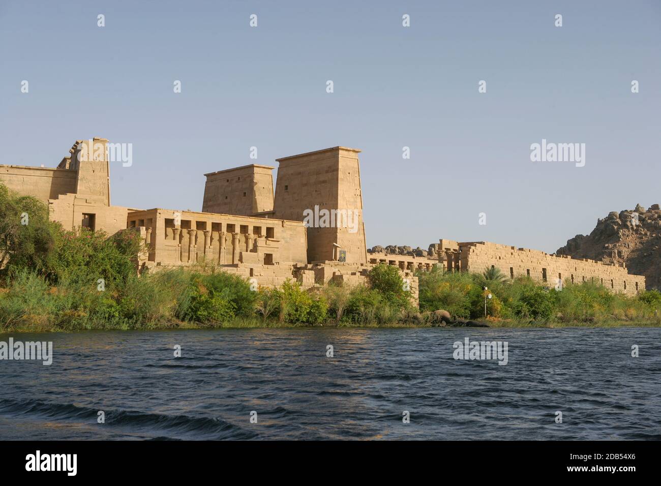 TEMPIO DI PHILAE , EGITTO Foto Stock