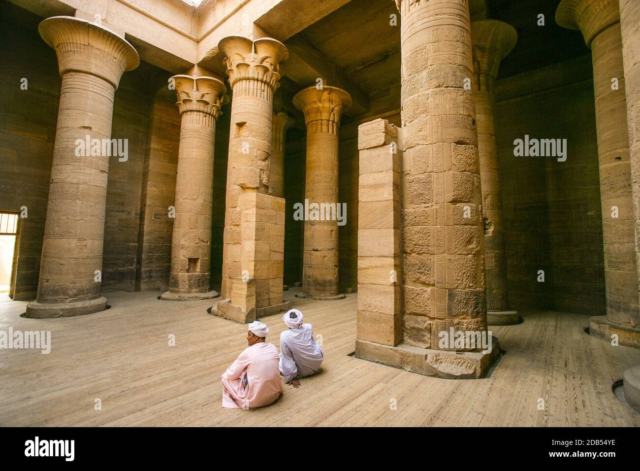 TEMPIO DI PHILAE , EGITTO Foto Stock