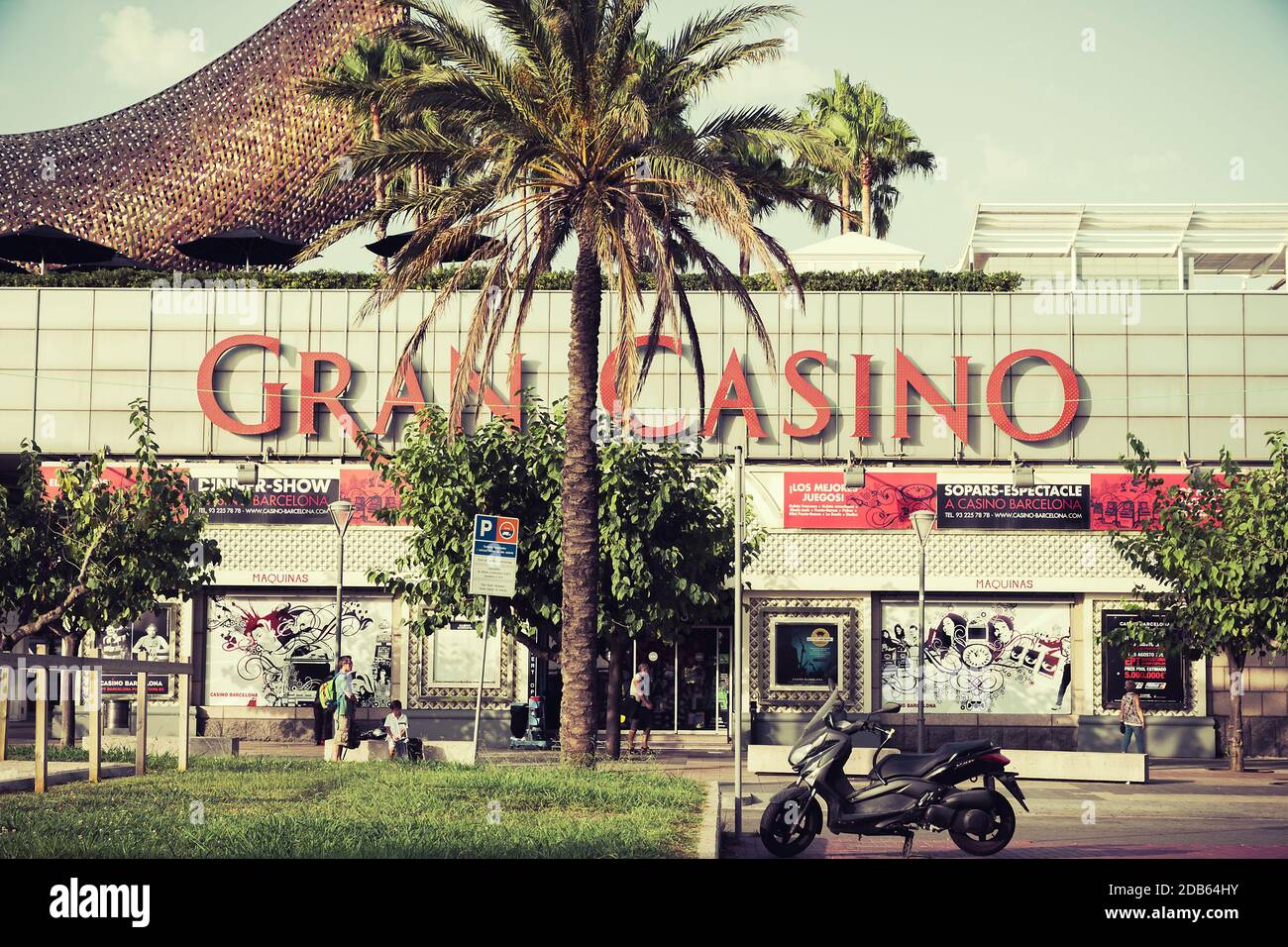SPAGNA - 17 AGOSTO: Gran Casino a Port Olympic, 17 agosto 2012, a Barcellona, Spagna. Foto Stock