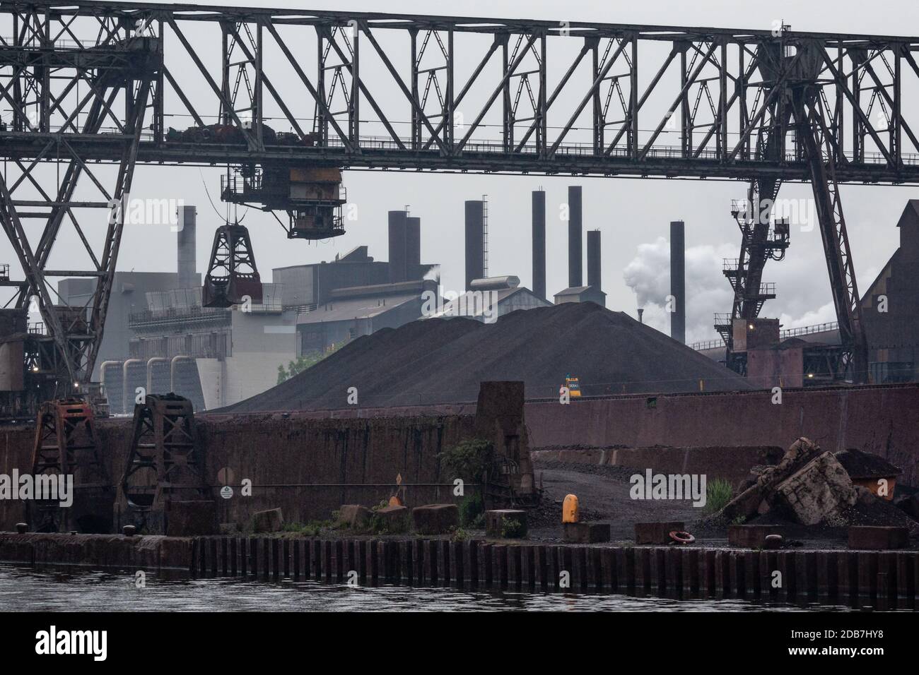 Acciaieria ArcelorMittal a Chicago Est, Indiana. Foto Stock