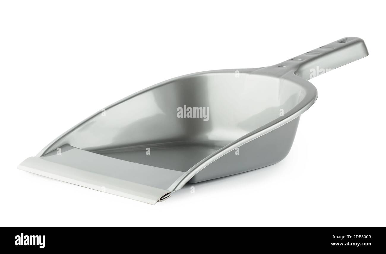Paletta per raccolta rifiuti isolata su sfondo bianco Foto Stock Paletta per raccolta rifiuti isolata su sfondo bianco Foto Stock