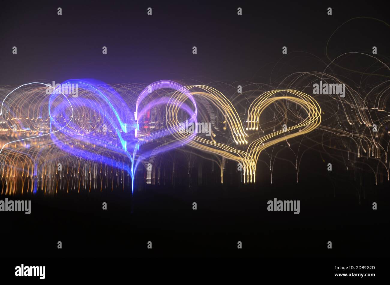 movimento intenzionale della telecamera Foto Stock