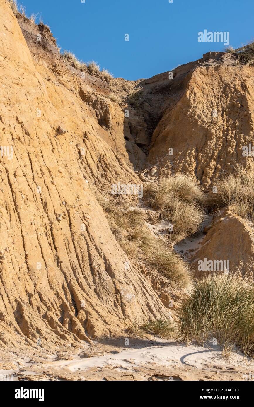 Scogliera rossa di Kampen Foto Stock