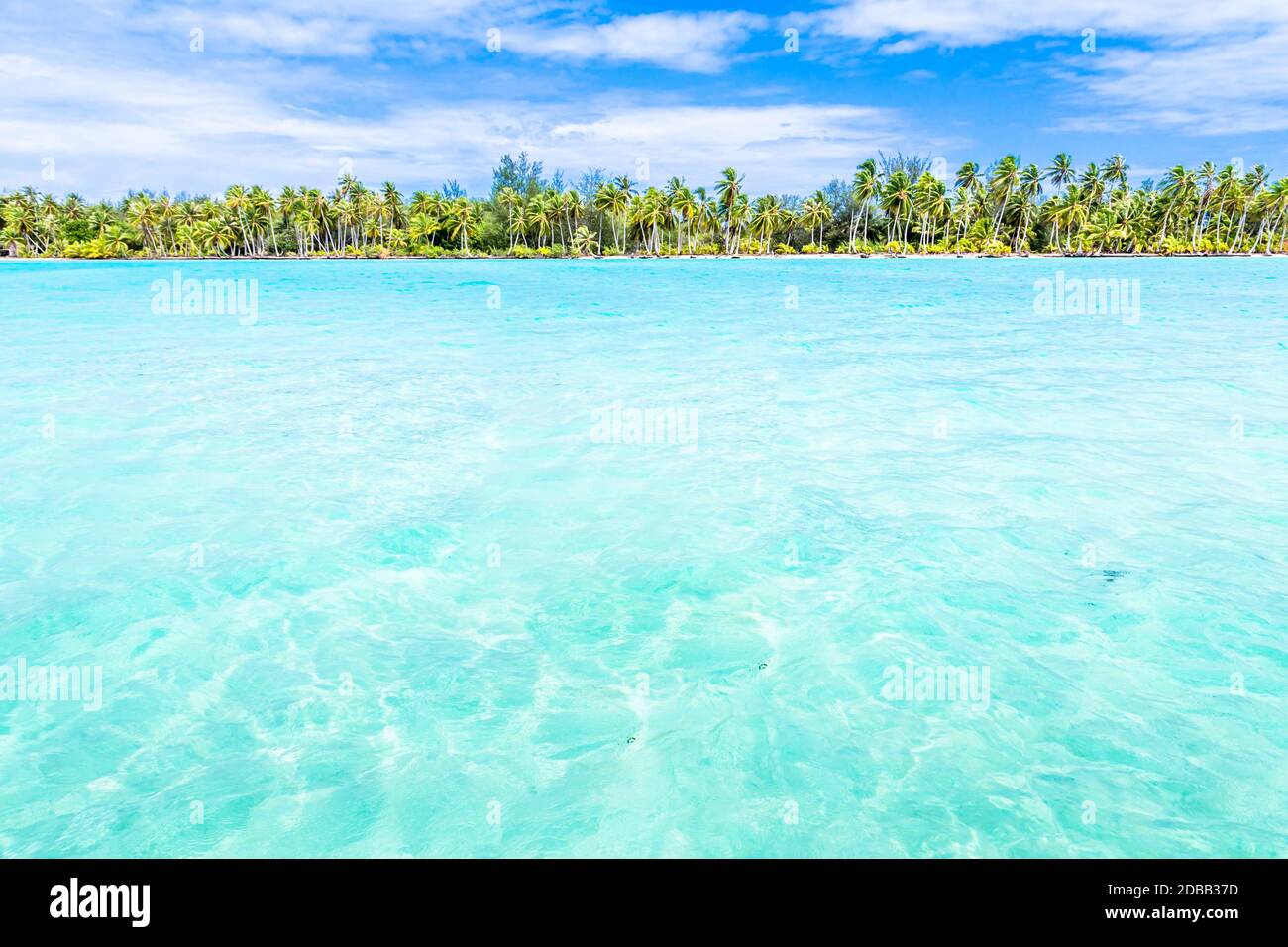 Isola di Bora Bora, Polinesia francese. Foto Stock