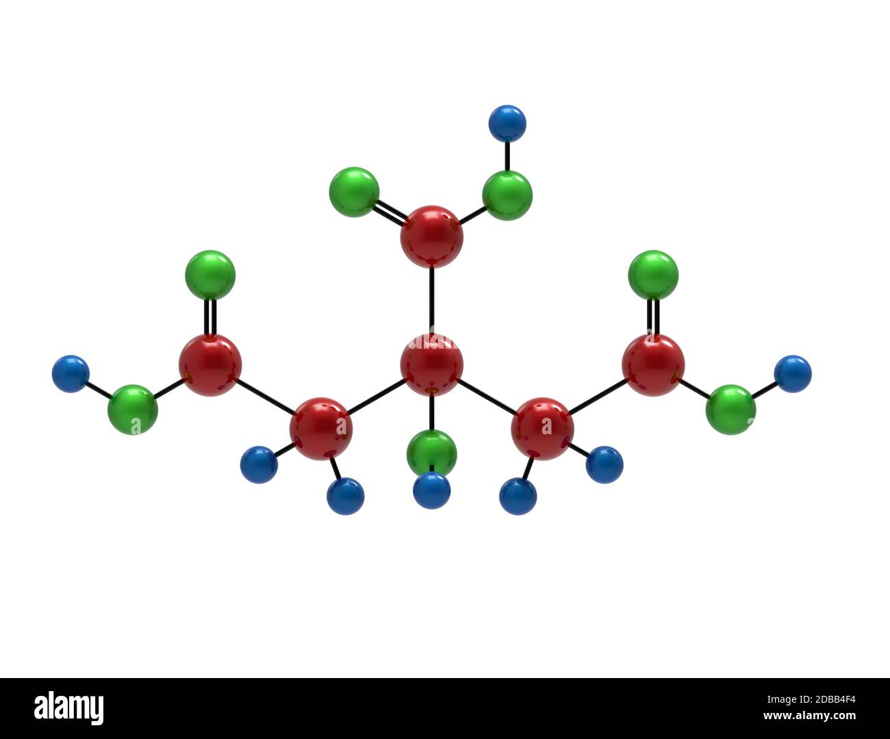Acido Citrico AHA Acido Alphaidrossi Formula Chimica Strutturale E Modello  Molecolare 3d Atomi Con Codifica a Colori Vettore Illustrazione Vettoriale  - Illustrazione di chimico, agrume: 169971464
