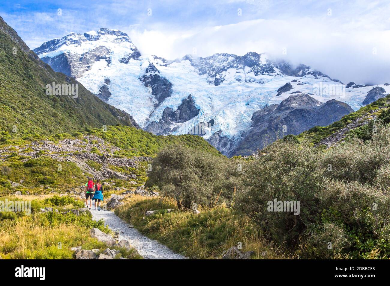 Aoraki Parco nazionale di Mount Cook, Nuova Zelanda, Oceania. Foto Stock