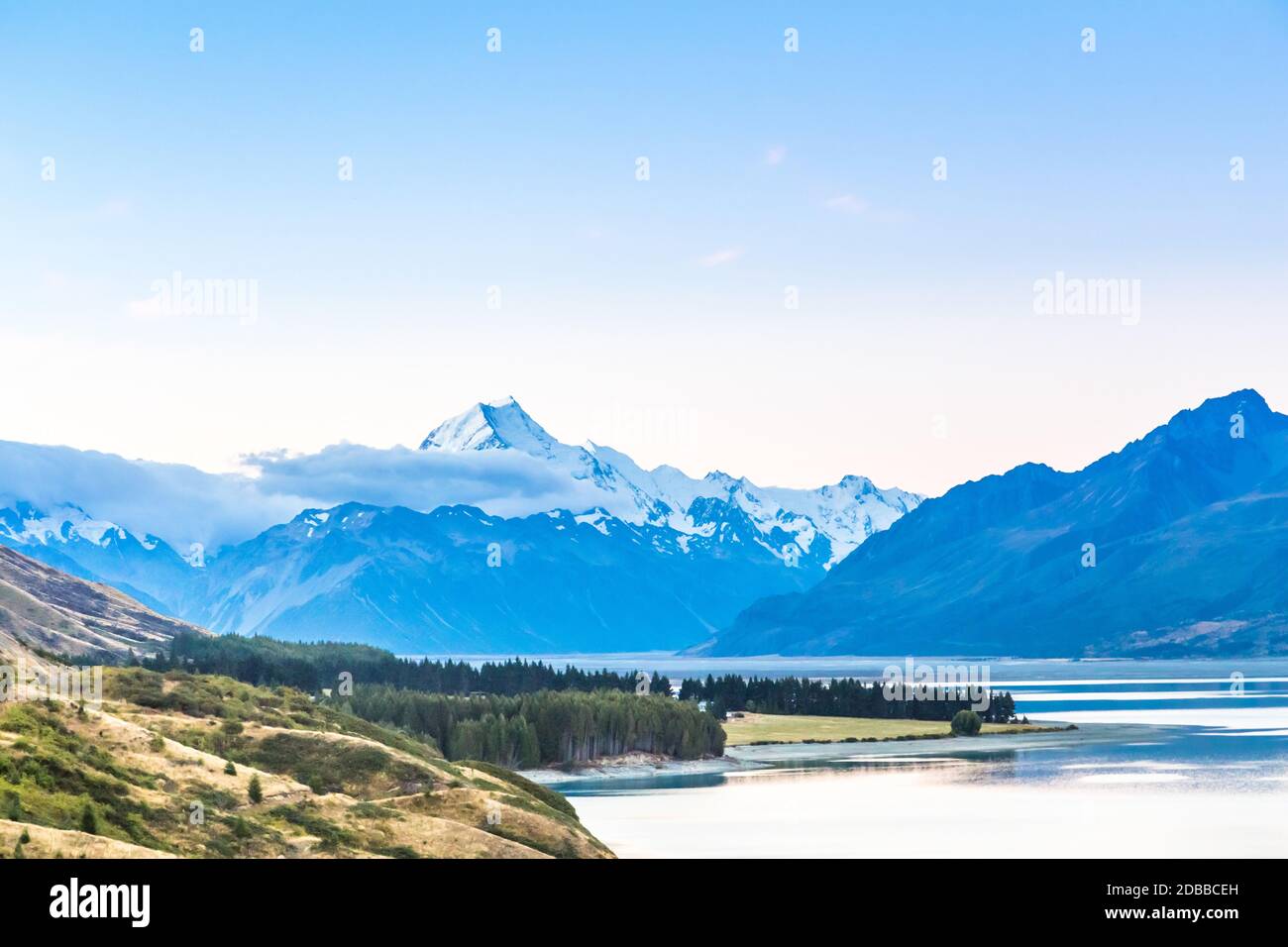 Aoraki Parco nazionale di Mount Cook, Nuova Zelanda, Oceania. Foto Stock