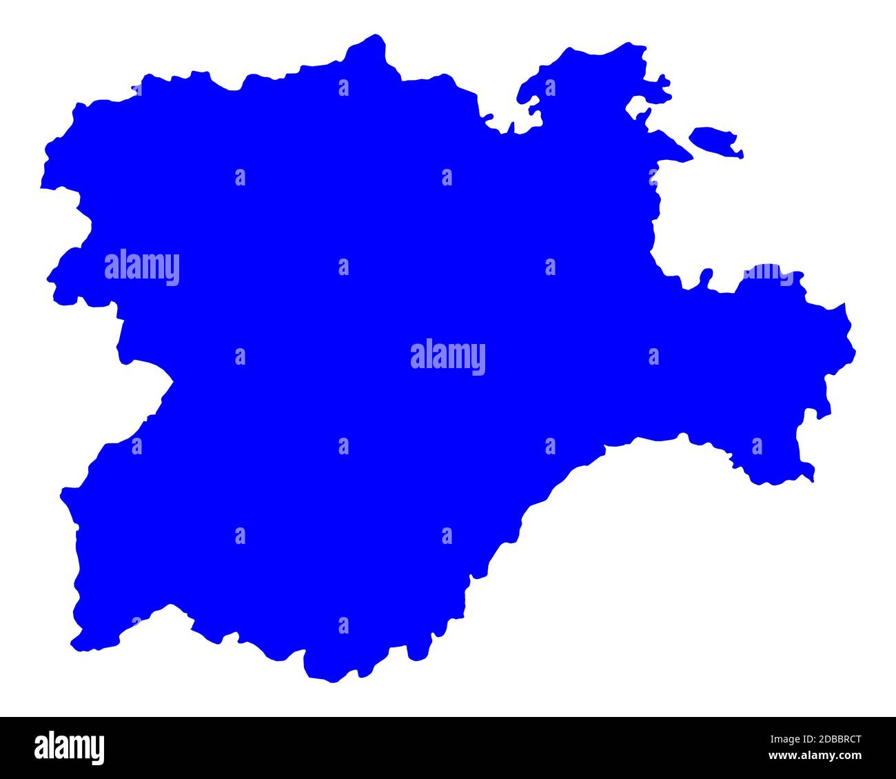 Mappa di castiglia e leon Immagini senza sfondo e Foto Stock ritagliate