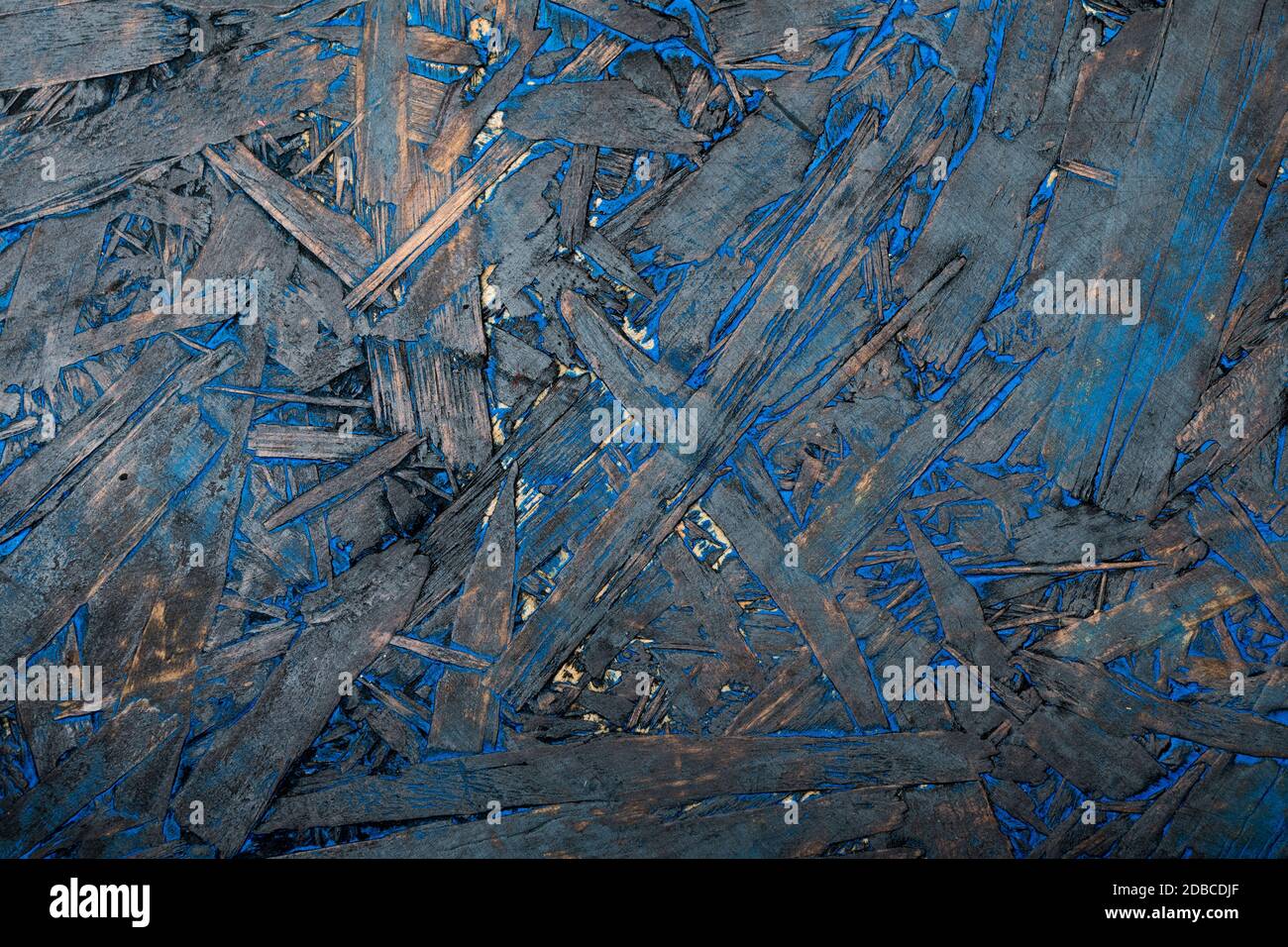 legno rustico di vari colori per decorazioni Foto Stock