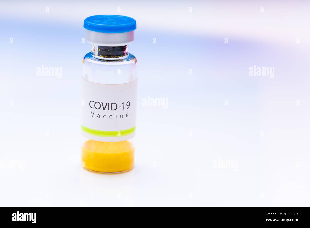 Coronavirus, virus Covid 19, flaconcino di vaccino Foto Stock