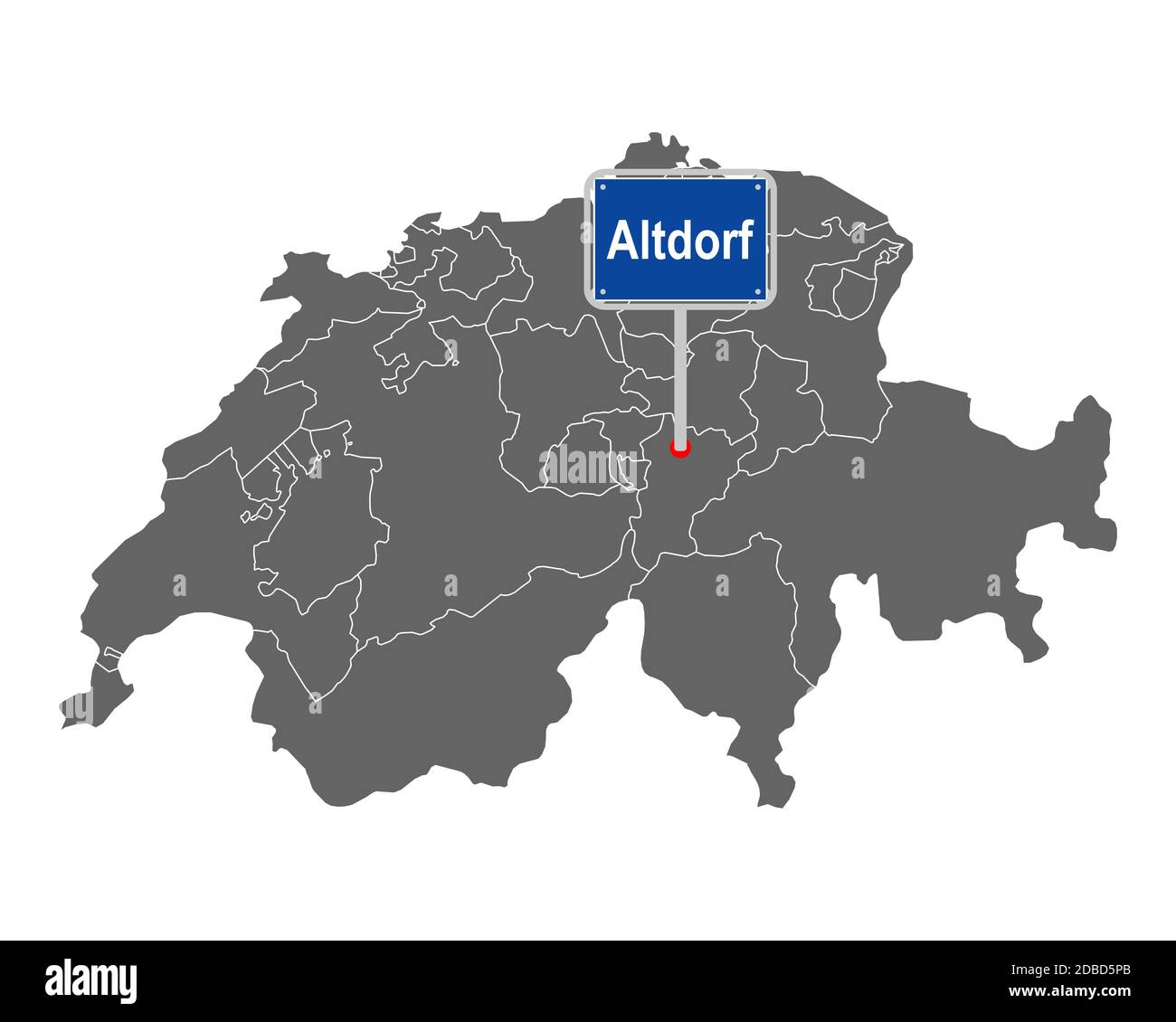 Erbringen von Altdorf Foto Stock