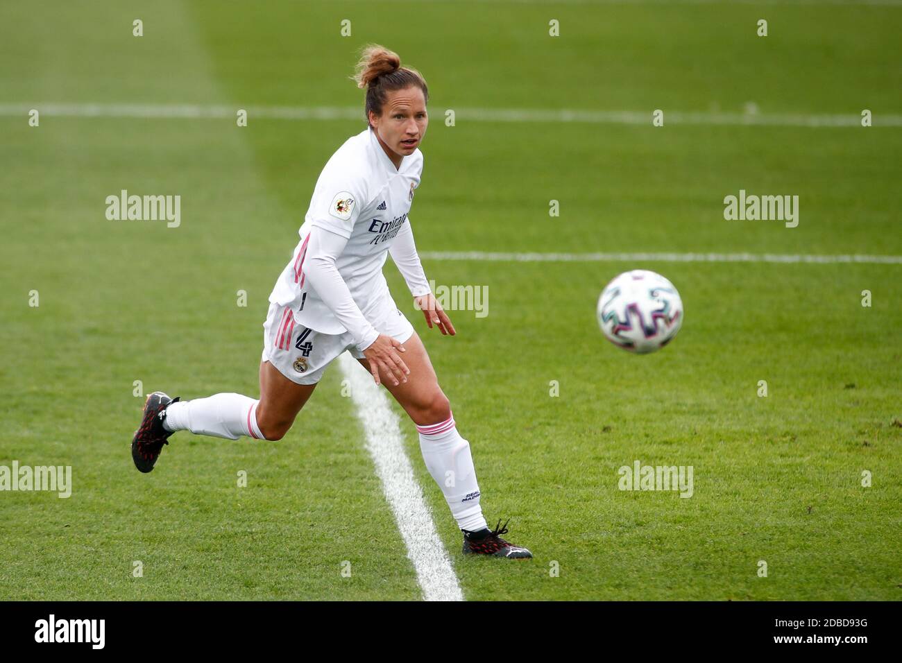 Babett Peter del Real Madrid in azione durante il campionato spagnolo delle Donne 039, Primera Iberdrola Football Match tra Re/LM Foto Stock