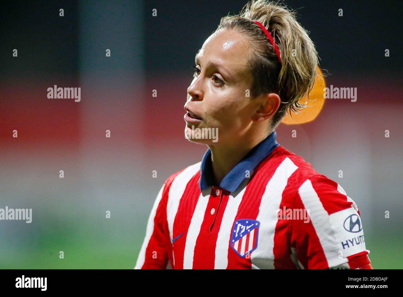 Amanda Sampedro dell'Atletico de Madrid durante il campionato spagnolo delle Donne 039, Primera Iberdrola Football Match tra AT / LM Foto Stock
