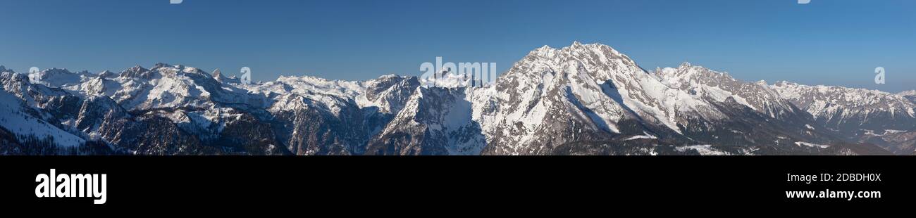 Geografia / viaggio, Germania, Baviera, Schoenau sul Koenigssee, panorama alpino Berchtesgaden Alpi w, diritti aggiuntivi-liquidazione-Info-non-disponibile Foto Stock