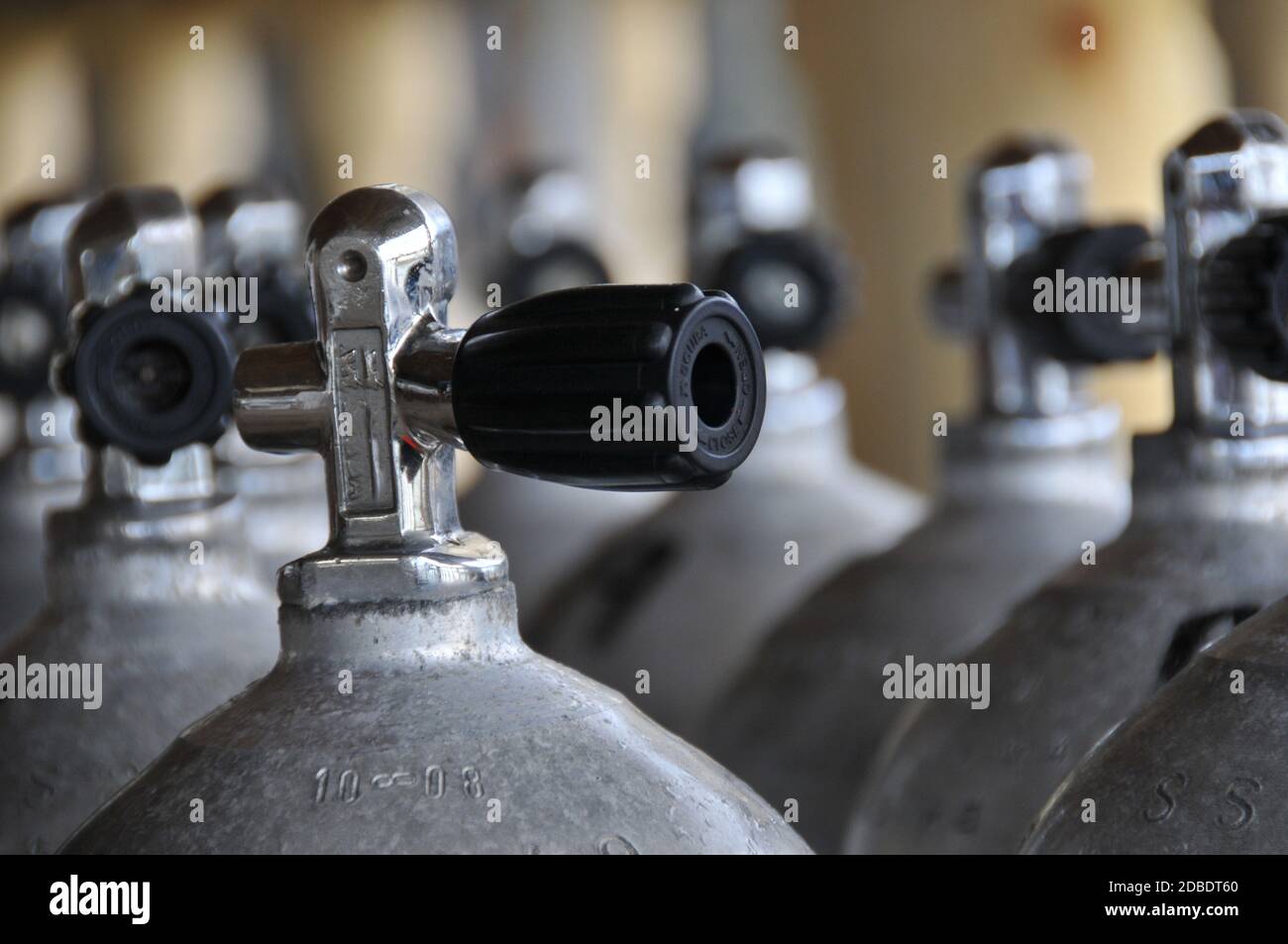 bombola di gas divin Foto Stock