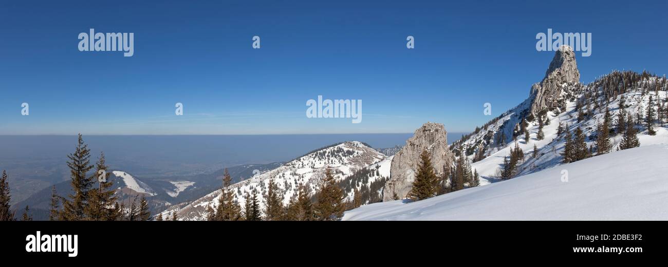 Geografia / viaggio, Germania, Baviera, Aschau nel Chiemgau, cima del Kampenwand (picco) (1669 m), diritti aggiuntivi-clearance-Info-non-disponibile Foto Stock