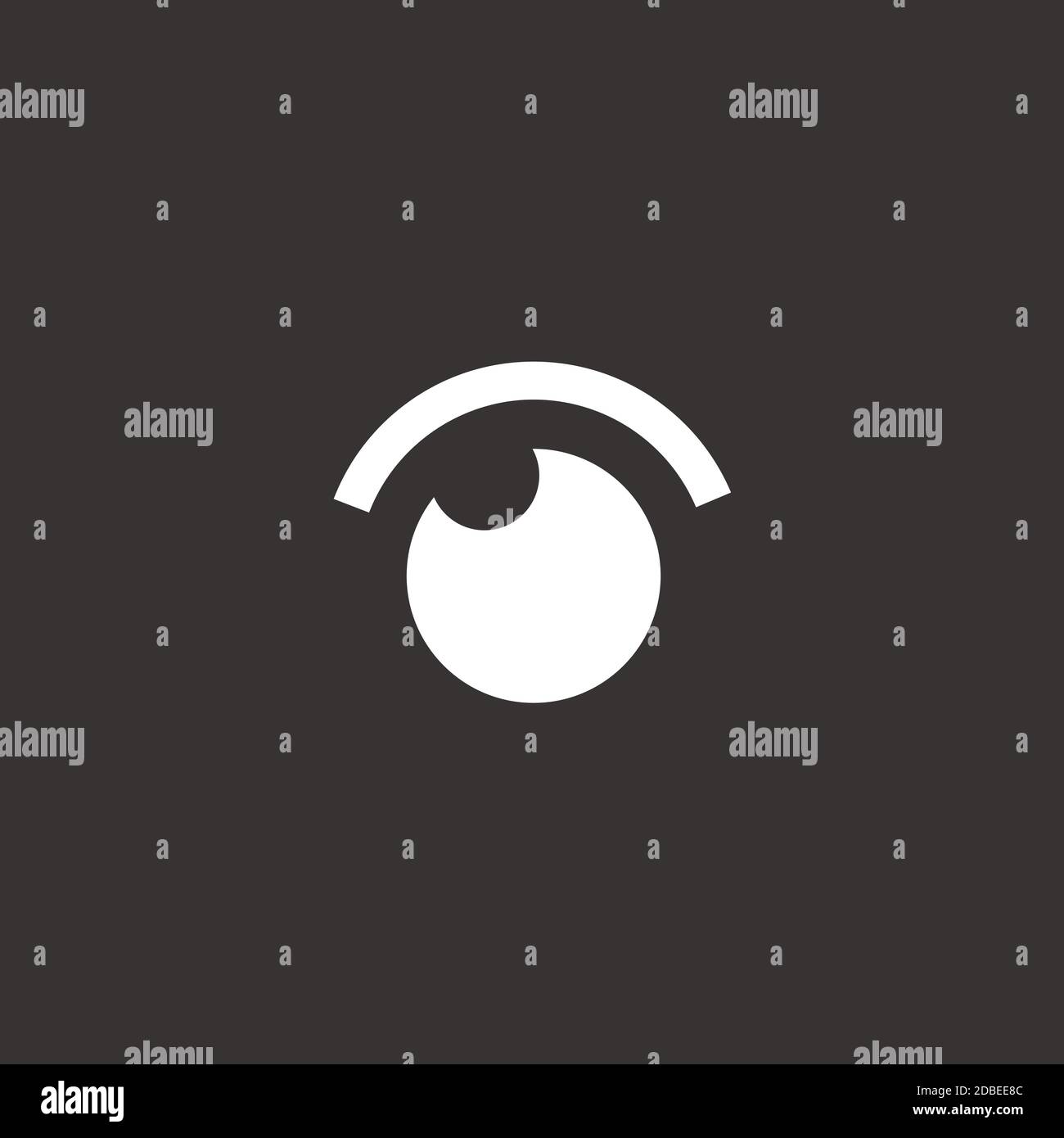 Contatore di viste vettoriali, conteggio utenti di primo piano del flusso live Illustrazione Vettoriale