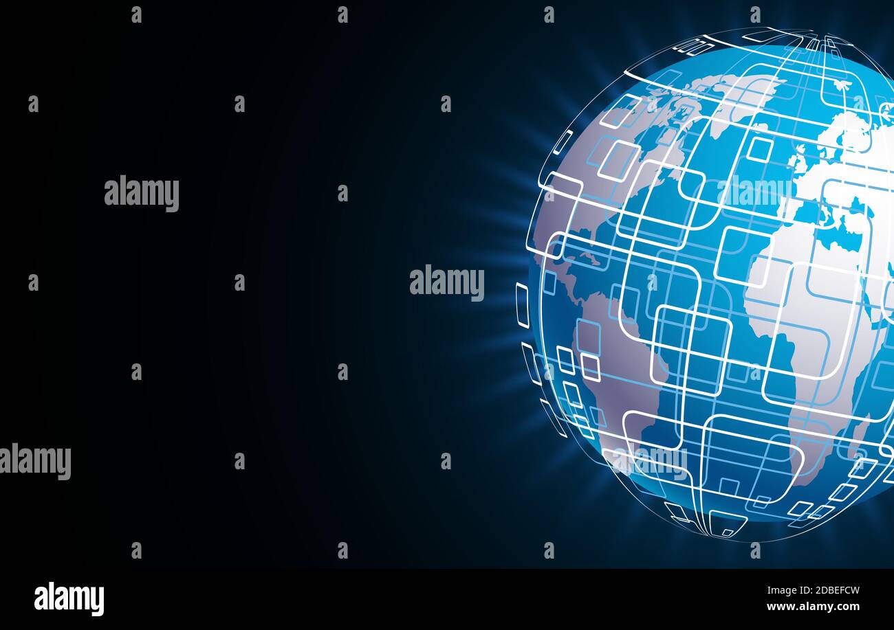 Vettoriale background del concetto di tecnologia moderna. Illustrazione Vettoriale