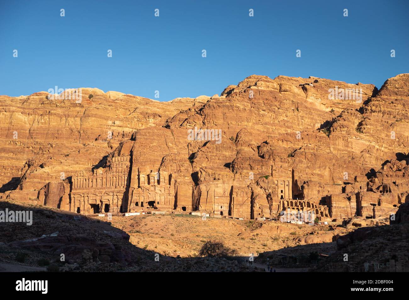 Tombe reali, Petra, Wadi Musa, Giordania Foto Stock