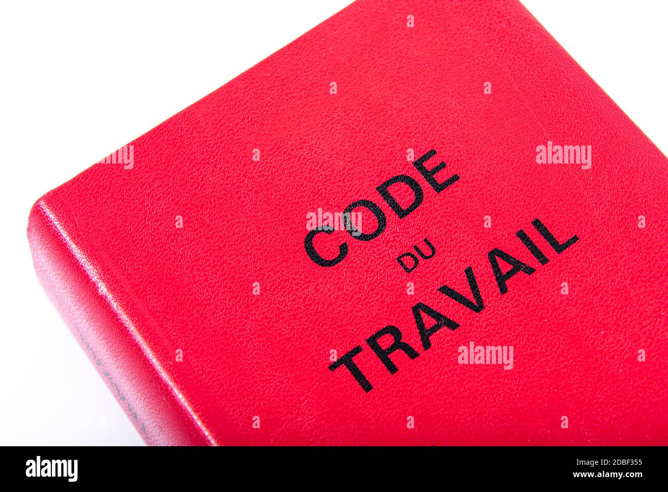 Libro di codice del lavoro francese, concetto di riforma del diritto del codice del lavoro in Francia Foto Stock