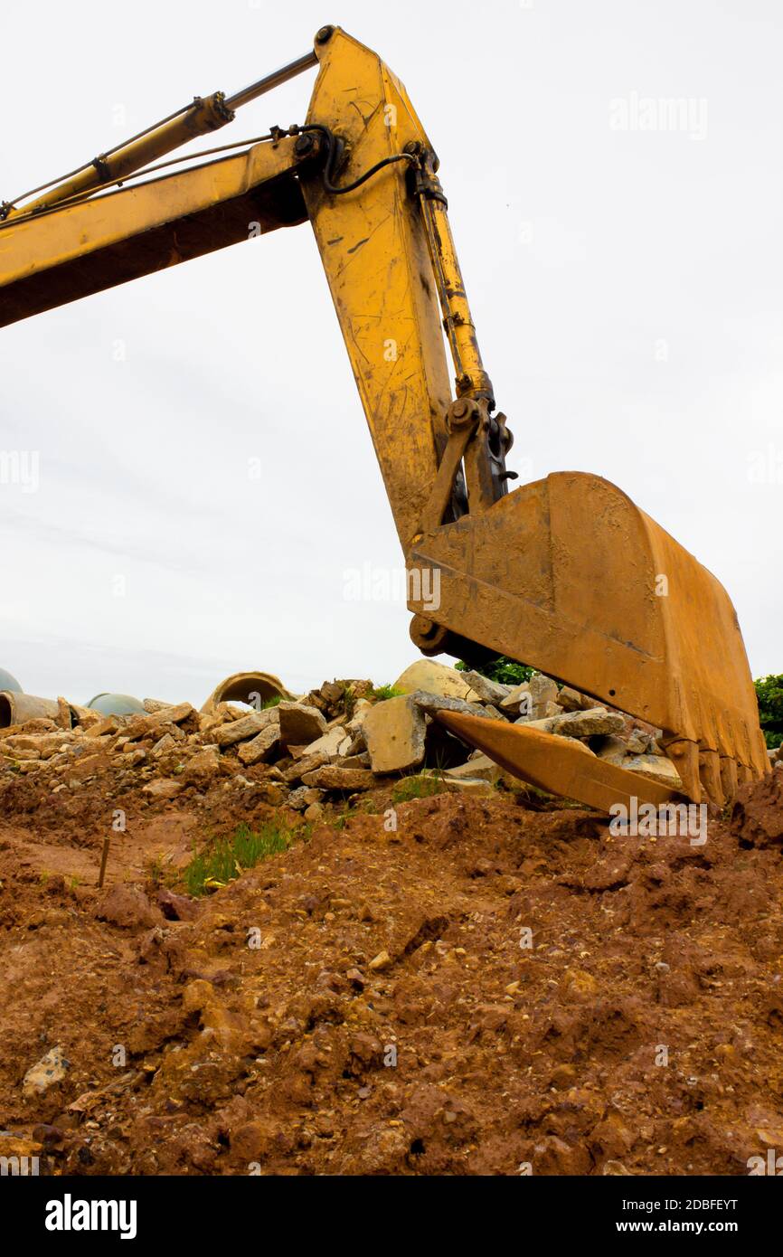 Produttore di miniere e costruzioni Foto Stock