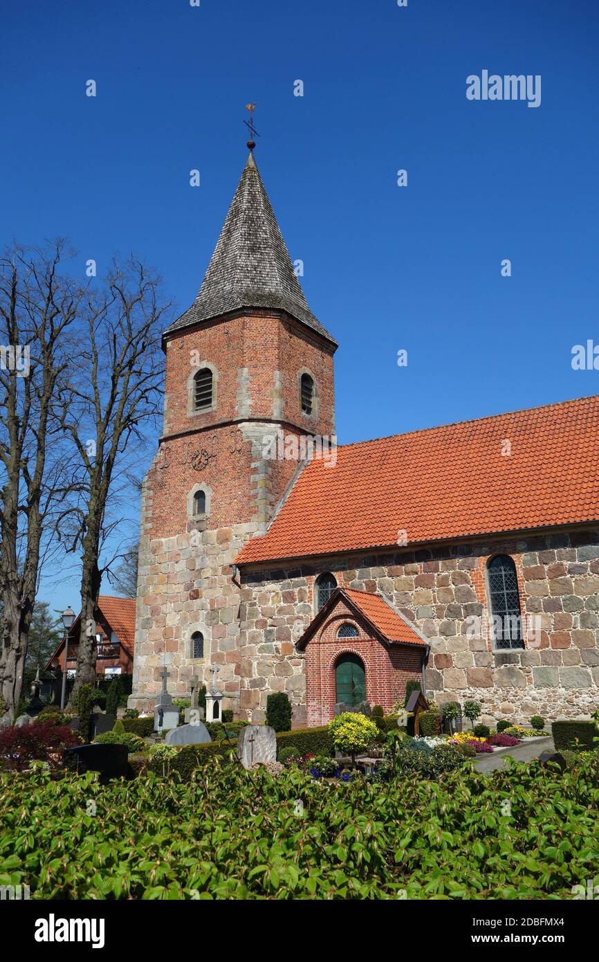 Chiesa di Santa Maria a Oythe vicino a Vechta Foto Stock