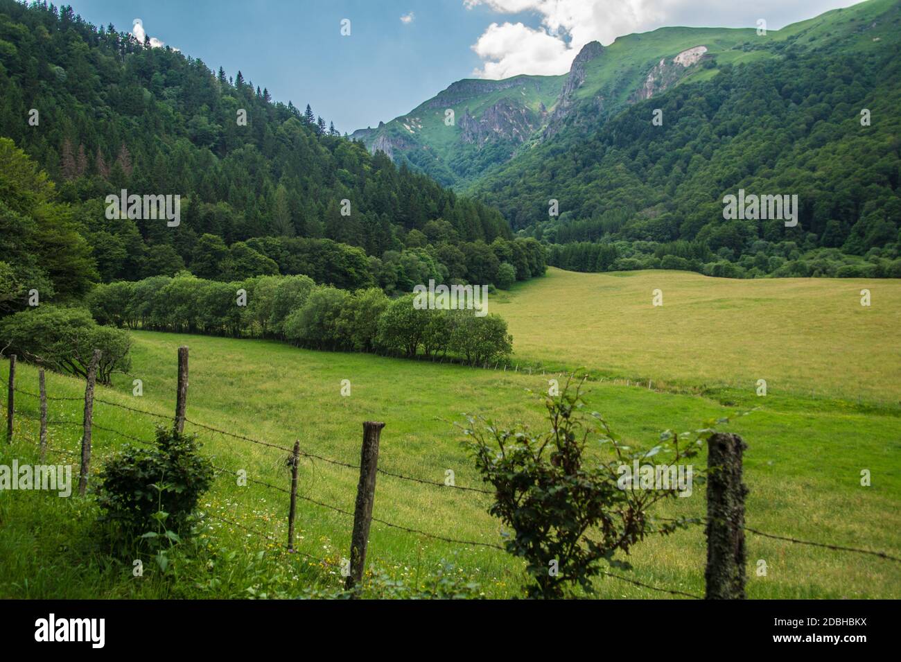 Val di chaudefour in puy de dome in Francia Foto Stock