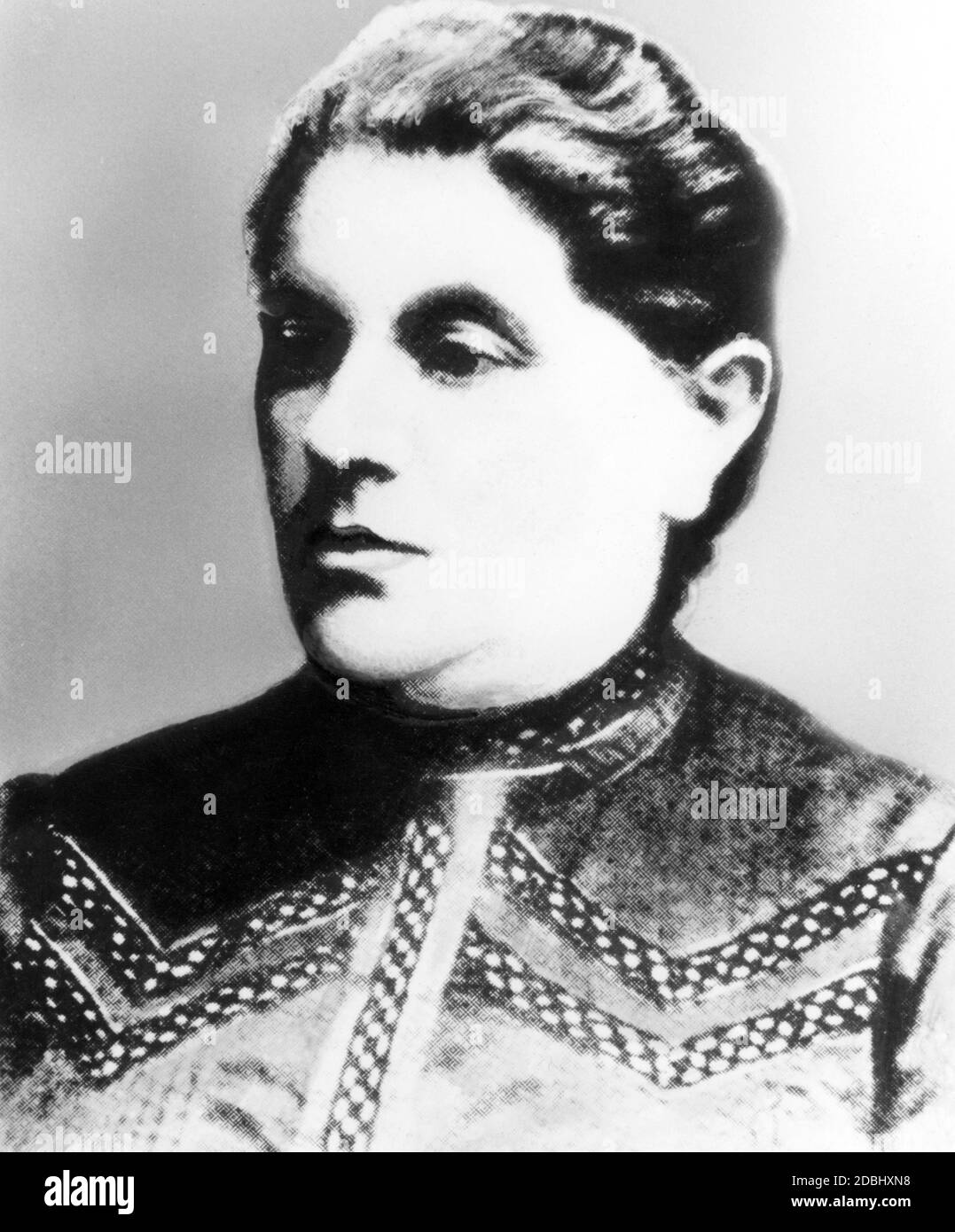 Anna Bronstein, madre di Lev Bronstein, alias Leon Trotsky (foto non datata). Foto Stock
