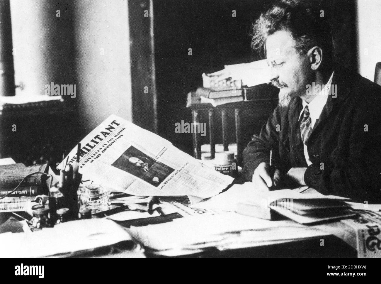 Dopo che Trotsky perse la lotta di potere contro Stalin, dal 1929 trovò rifugio temporaneo in Turchia. Foto Stock