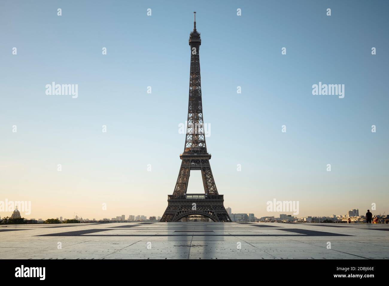 Torre Eiffel, Palais de Chaillot, Parigi, Ile-de-France, Francia, Europa Foto Stock
