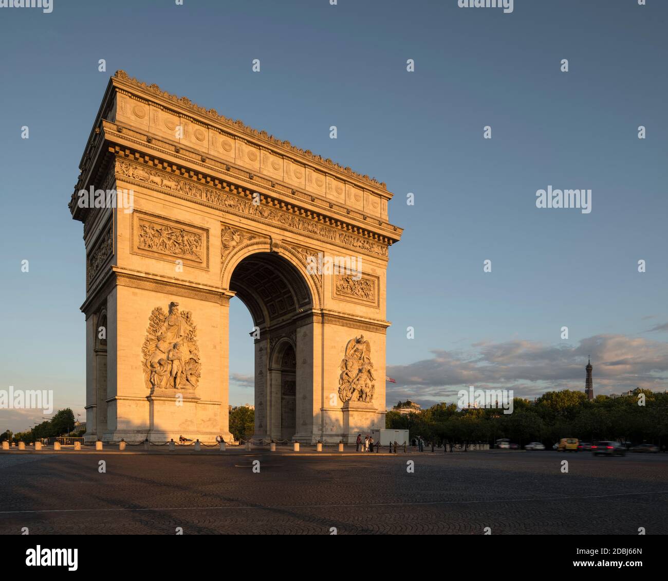 Arc de Triomphe de l'Etoile, Parigi, Ile-de-France, Francia, Europa Foto Stock
