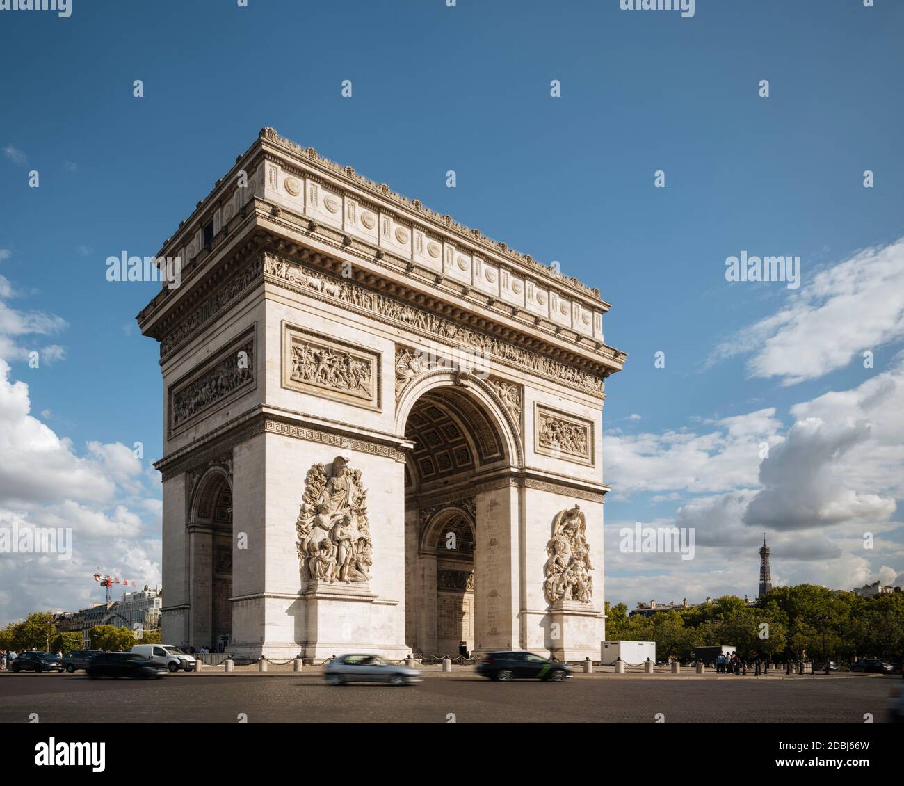 Arc de Triomphe de l'Etoile, Parigi, Ile-de-France, Francia, Europa Foto Stock