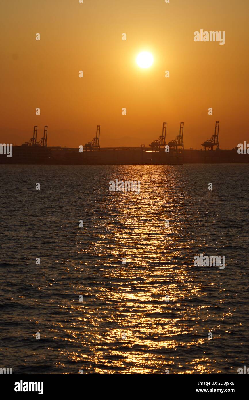 Orde di crepuscolo e la giraffa (regione Keihin) Foto Stock