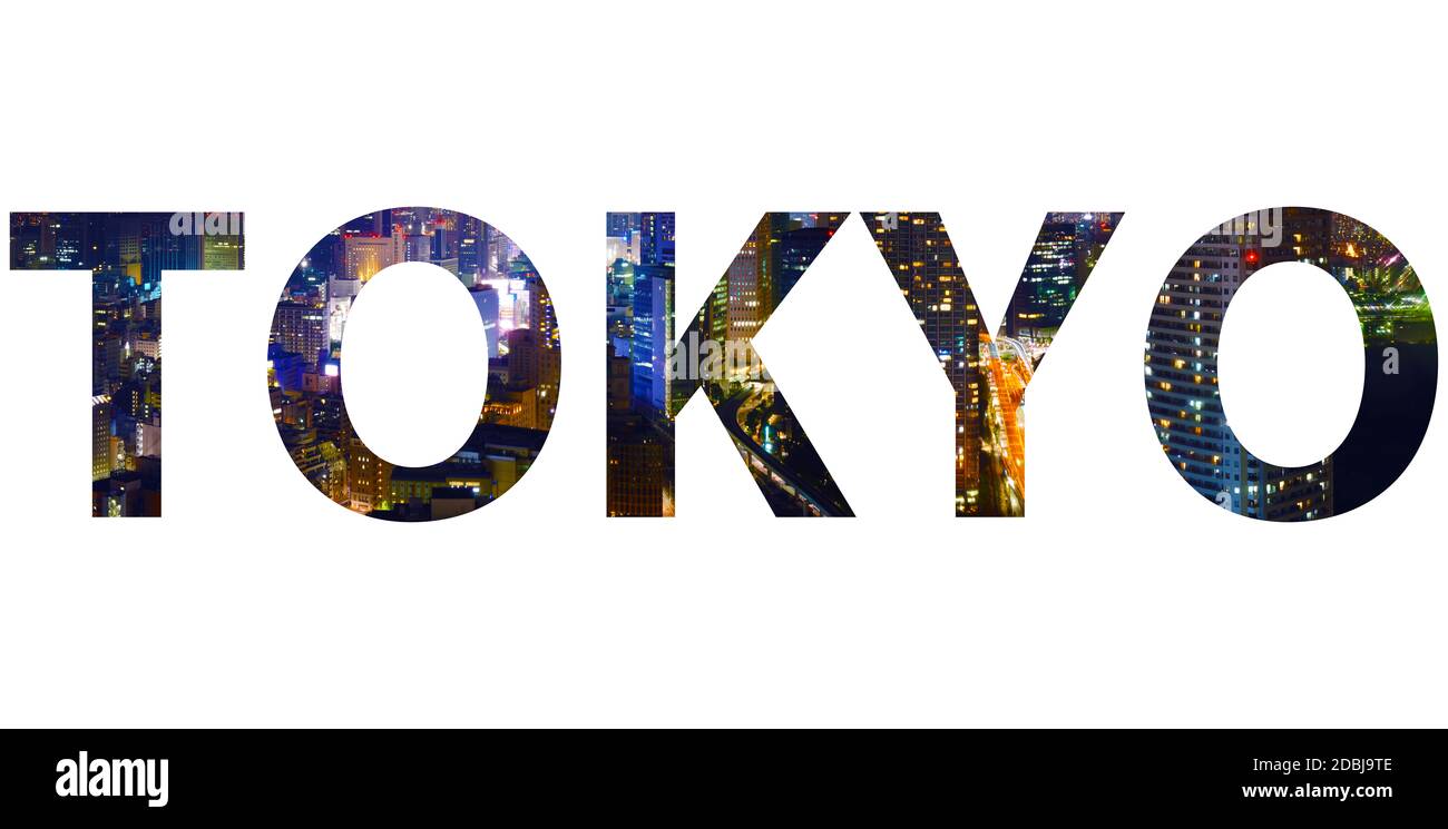 Logo Tokyo (TOKYO) Foto Stock