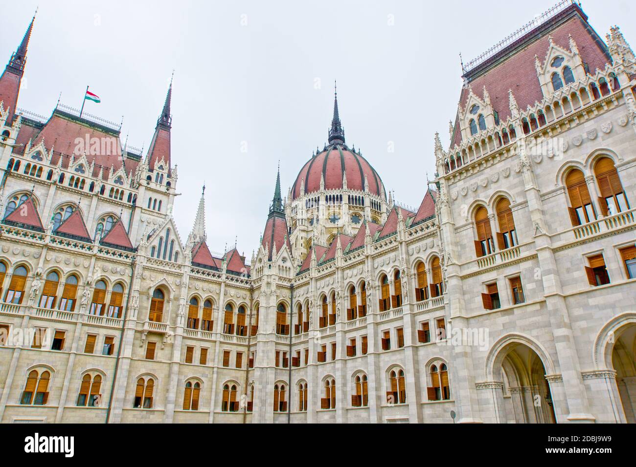Parlamento ungherese. Luogo di ripresa: Ungheria, Budapest Foto Stock