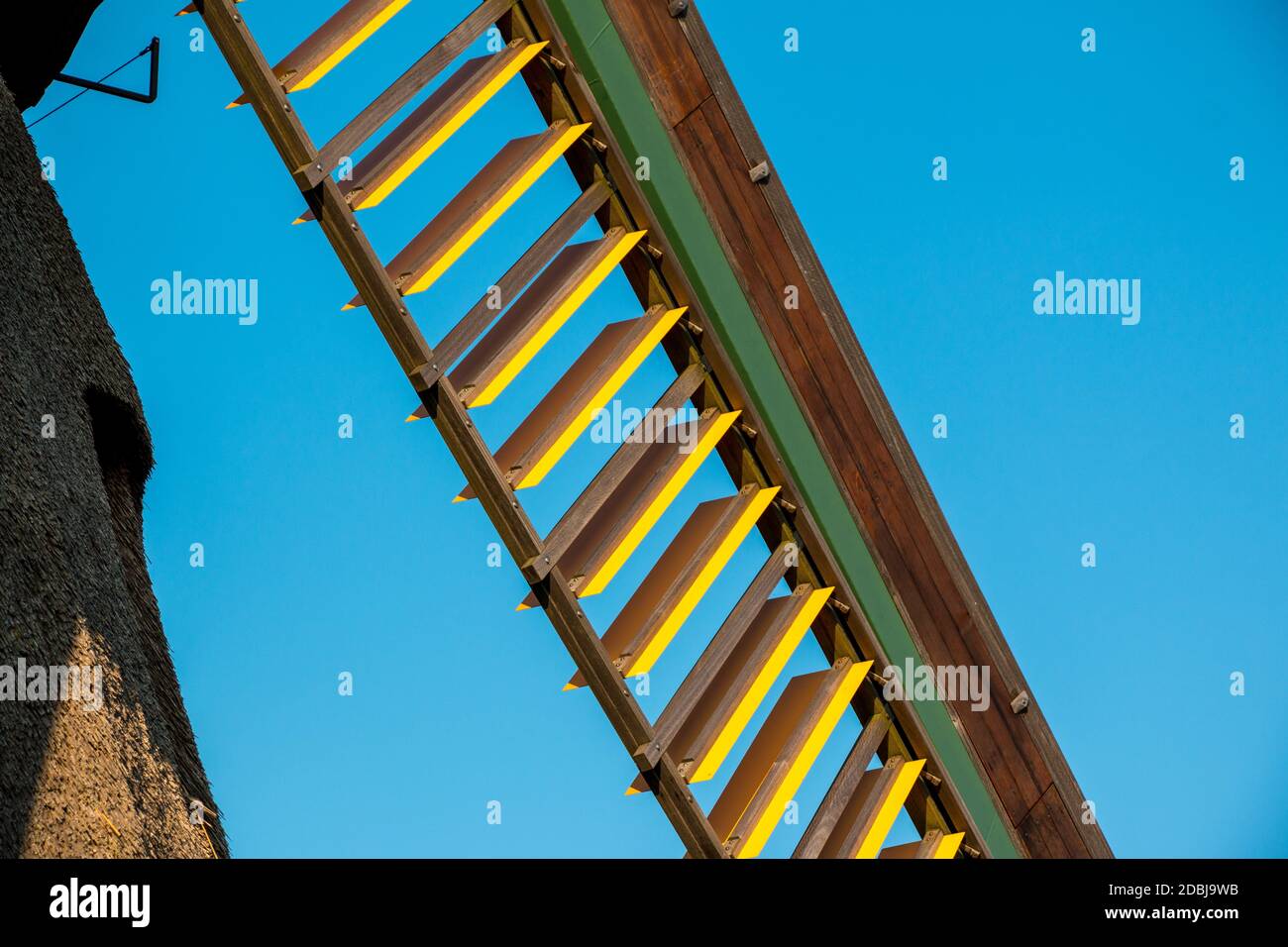 Il mulino a vento di Amrum Foto Stock