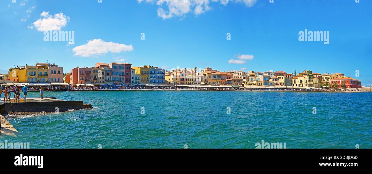 Chania, Creta Foto Stock