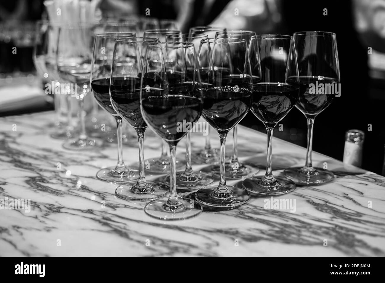 Elegante bicchiere di vino immagine di. Luogo di ripresa: Area metropolitana di Tokyo Foto Stock