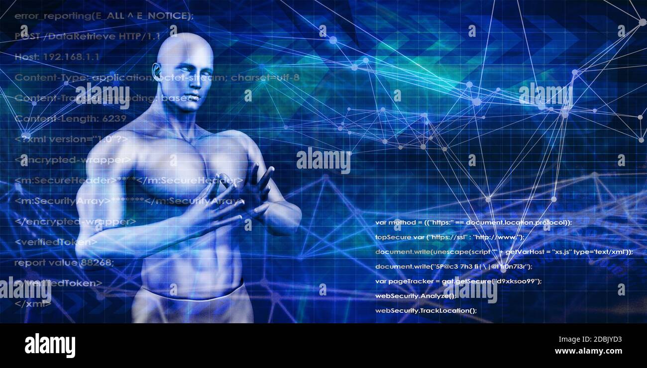 Sistemi di intelligenza artificiale e autonomo e industria del sistema Foto Stock