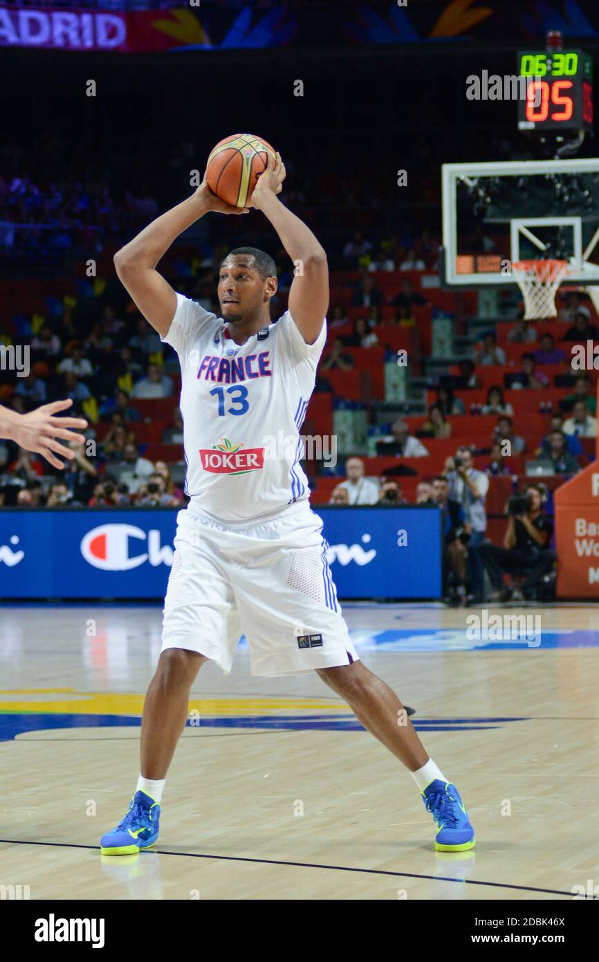 Boris Diaw. Francia squadra nazionale di basket. La FIBA World Cup Spagna 2014 Foto Stock