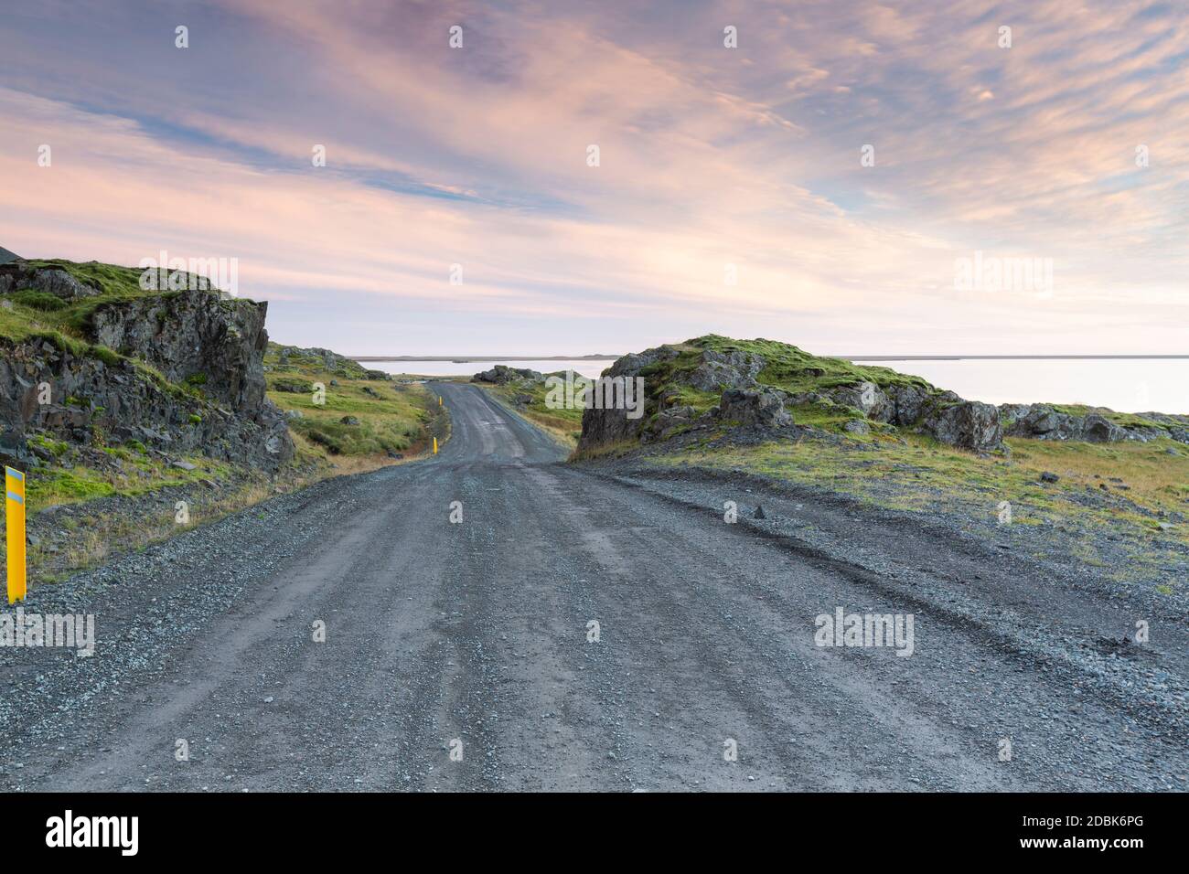 Vestrahorn Road, Islanda. Foto Stock