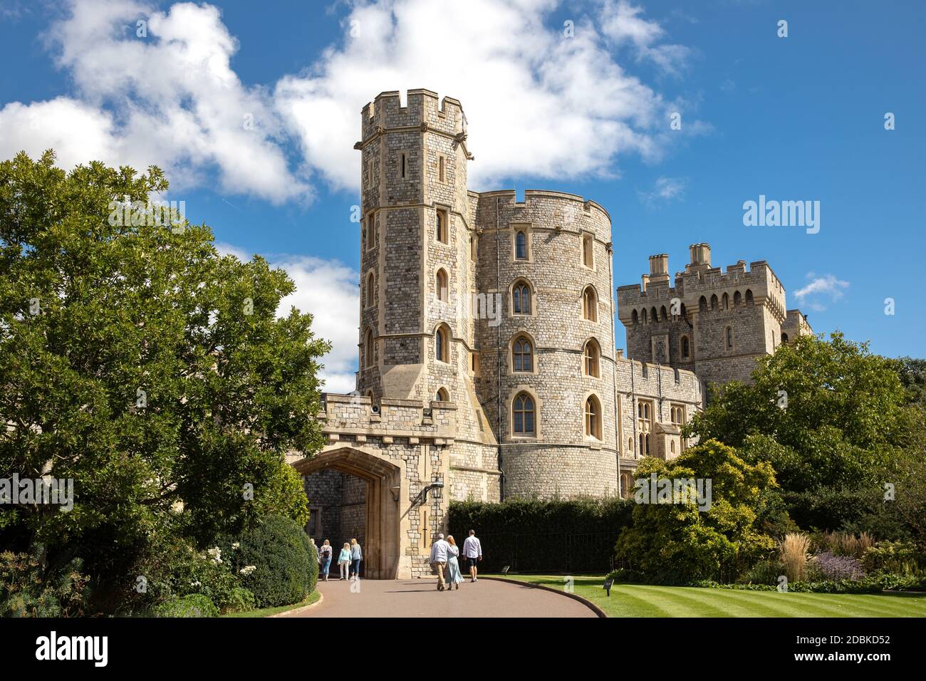 Castello di Windsor, a Windsor, Berkshire, Regno Unito Foto Stock