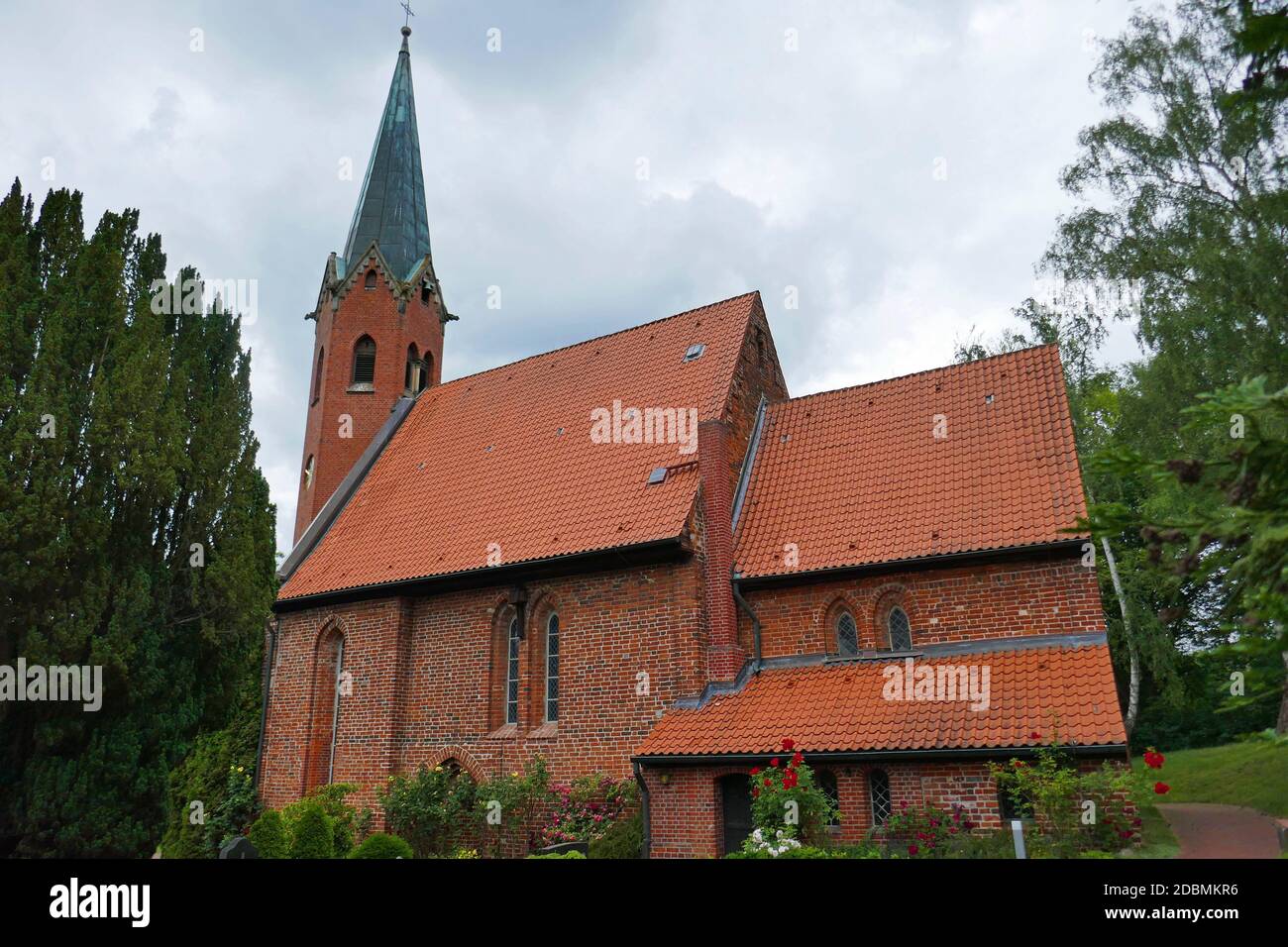 Chiesa di San Clemens a Seedorf am Schaalsee Foto Stock