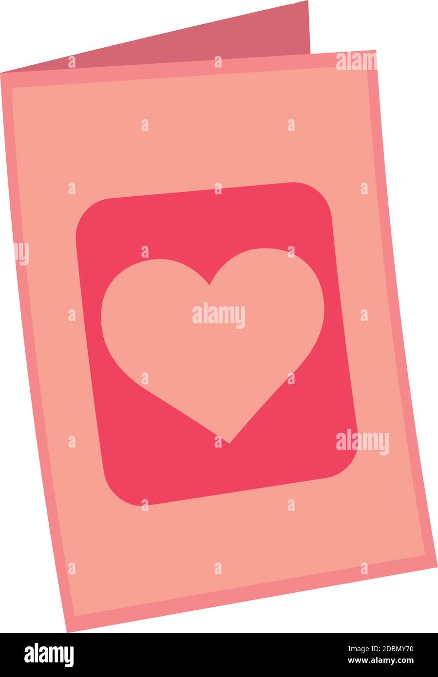 Isolato romantico lettera rosa amore icona - vettore Illustrazione Vettoriale