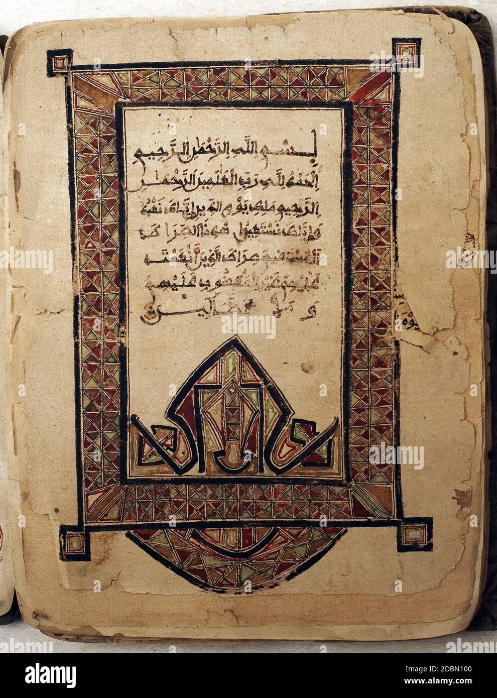 Gli scritti, alcuni che risalgono a oltre 800 anni sono stati utilizzati per insegnare Matematica, chimica, Astronomia, Medicina, Timbuktu, Mali, Africa Foto Stock